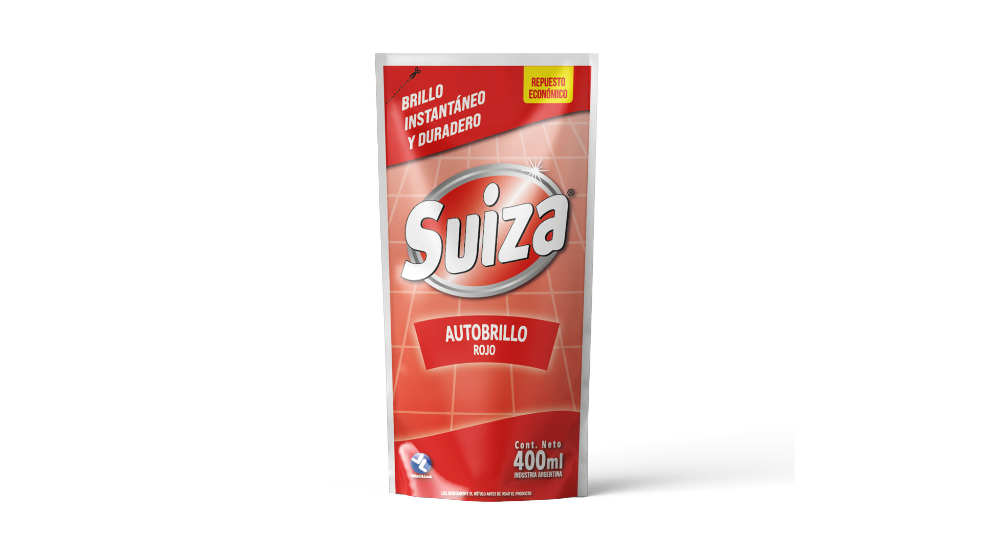 Autobrillo Suiza Rojo Doypack